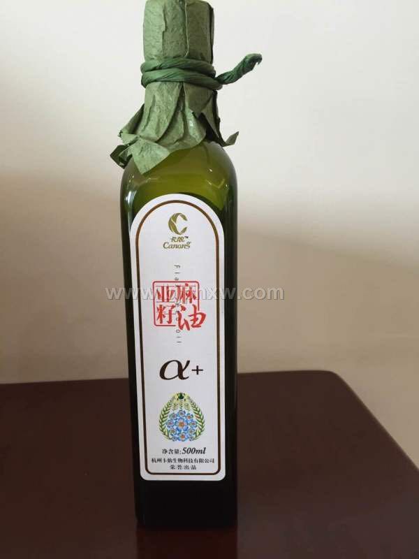 卡儂冷榨亞麻籽油（與金亞麻速溶粉、金亞麻調(diào)和油同一廠家）