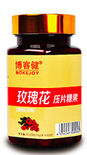 玫瑰花壓片糖果