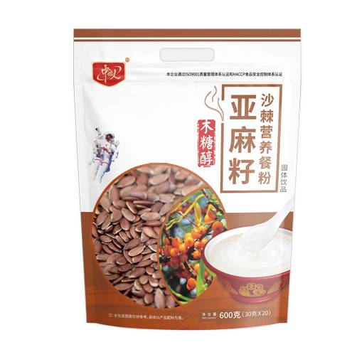 亞麻籽沙棘營(yíng)養(yǎng)餐粉固體飲品