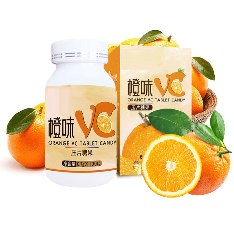 VC橙味壓片糖果