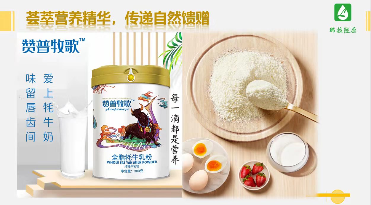 甘肅牦牛奶粉工廠贊普牧歌純牦牛乳粉