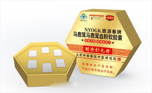 鹿源春牌 馬鹿茸血粉軟膠囊