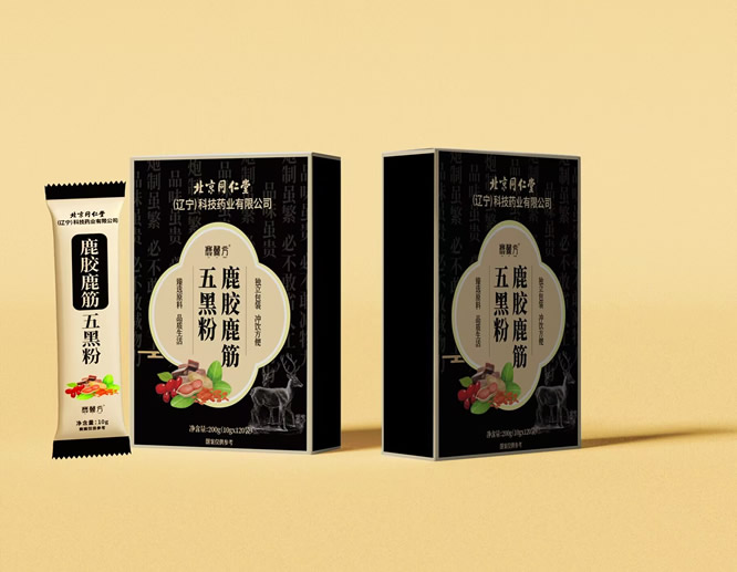 鹿膠鹿筋五黑粉