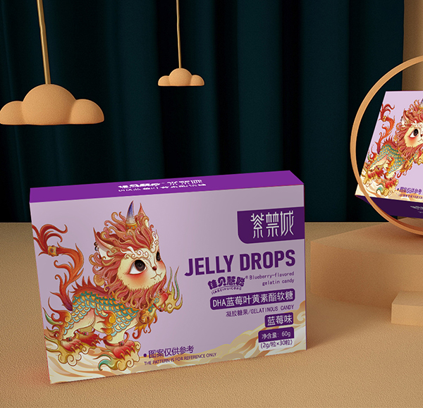 DHA藍(lán)莓葉黃素酯軟糖