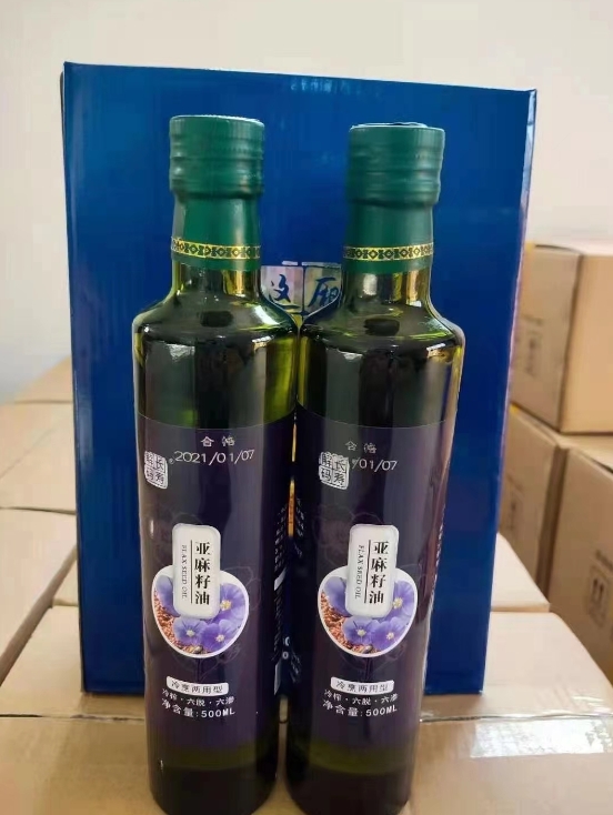 亞麻籽油禮盒，